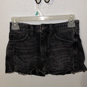 Black Denim Distressed Jeans